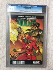 Fall of the Hulks: Savage She-Hulks #1 Marvel May 2010 CGC 9.8 White Pages 
