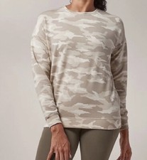 Sudadera Estampada ATHLETA Studio To Street Talla XL Camuflada Lujo Avena