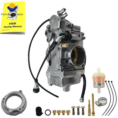 Carb Fit For HSR48 Polished Finish HSR48 42-6265 HSR 48mm Race Carburetor New