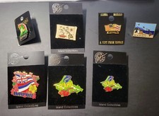 Hawaiian Island Pins ALOHA Collectibles Lot 7 Hawaii Flag Beach Islands Oahu New