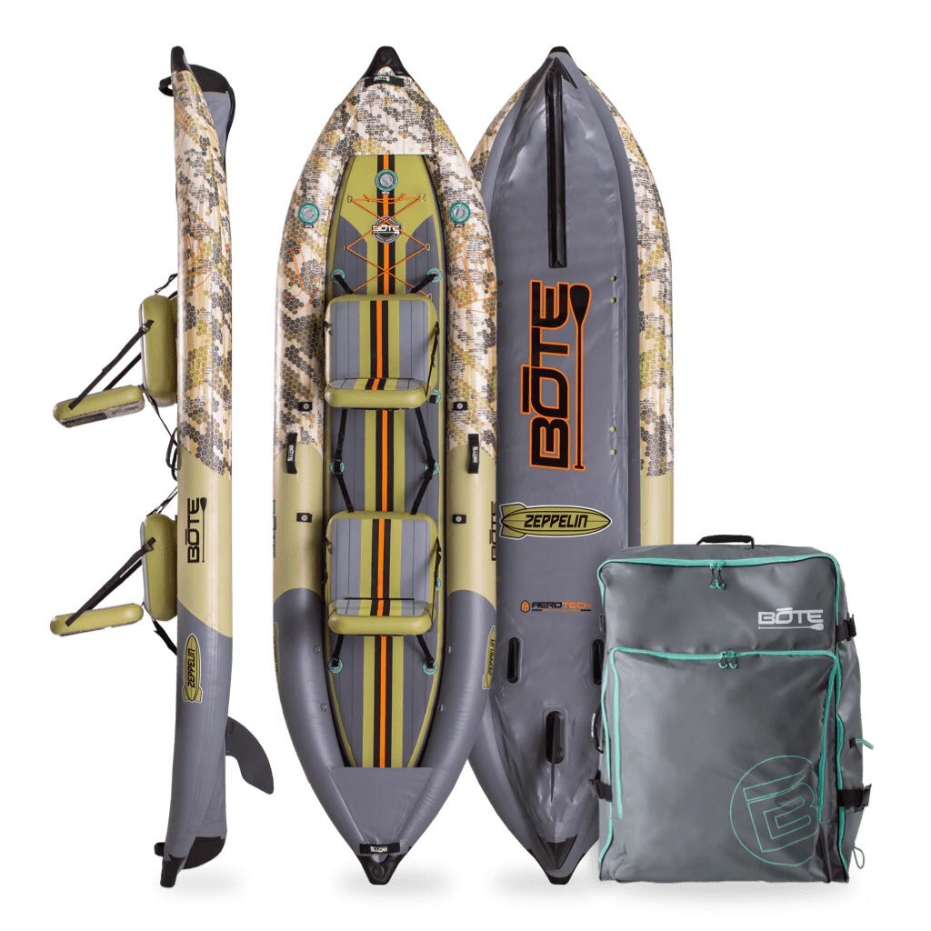 NEW Bote Zeppelin Aero 12'6" Tandem Inflatable Kayak - Verge Camo