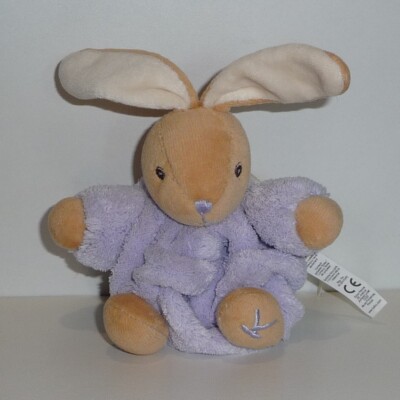 Doudou Lapin Kaloo Collection Plume violet Mini modèle
