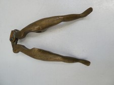 ANTIQUE BRASS NUTCRACKER STATUE OF LADIES LEGS FIGURINE