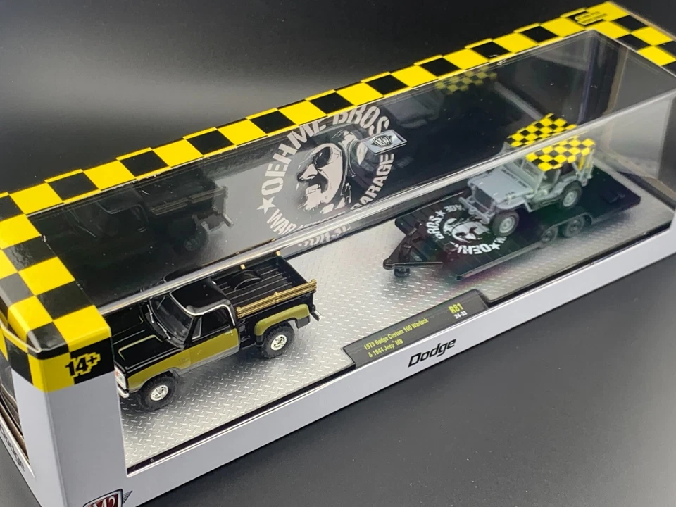 M2 1978 Dodge Custom 100 Warlock und Ein 1944 Jeep MB 15 36000-81 1/64 - Bild 2 von 2