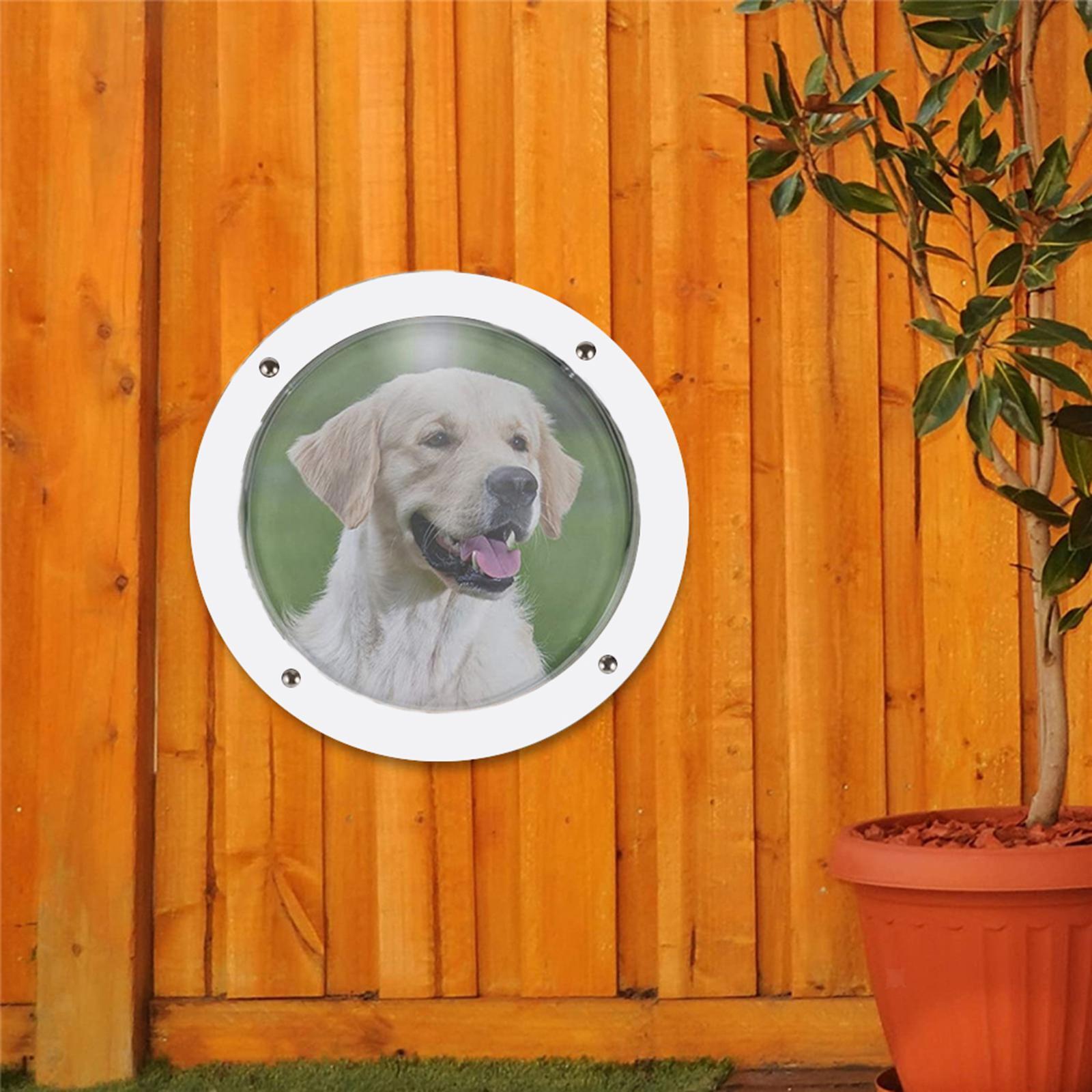 Durable Dog Porthole Window Round Acrylic for Fence to View eBay
