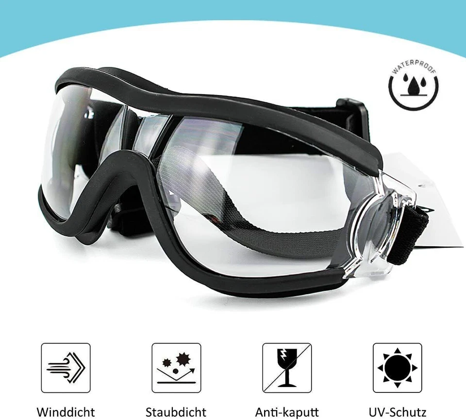 Dog Goggles Large UV Protection Sunglasses Medium Large DogsAdjustable Glasses - image 3 of 4