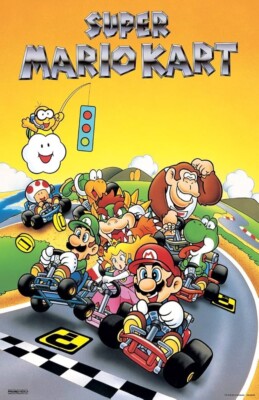 NINTENDO SUPER MARIO KART 2016 Pyramid America 10 x 22  Poster - Nerd Block NEW