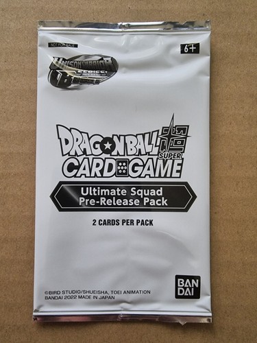 Dragon Ball Super TCG Ultimate Squad Pre-Release Pack New & Sealed