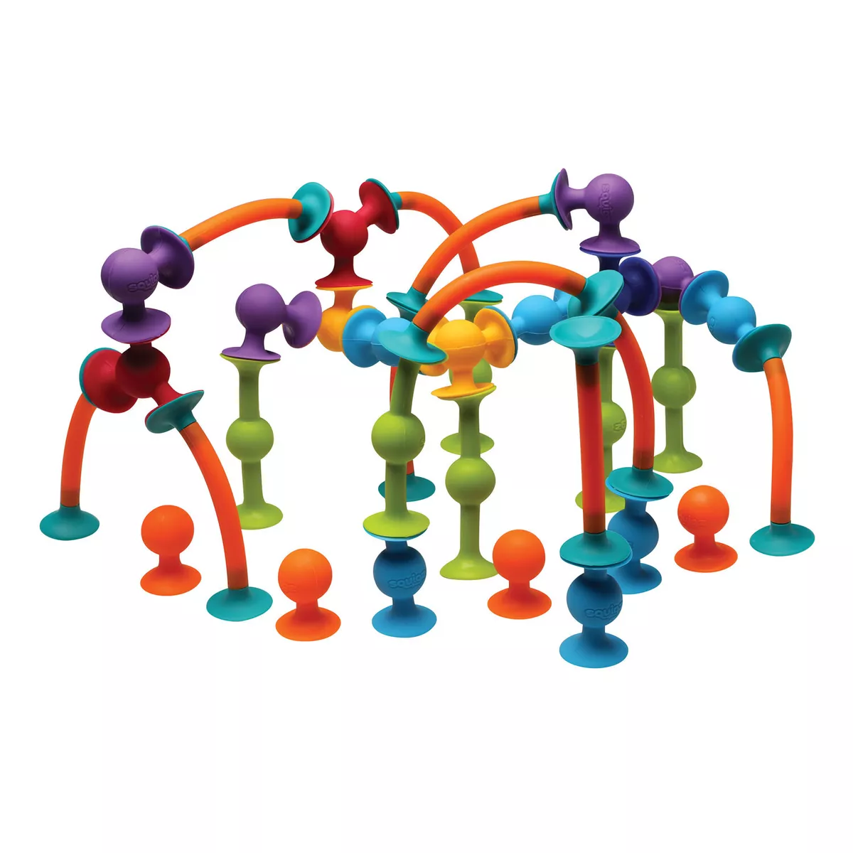 Fat Brain Toys Squigz 75 Piece Set