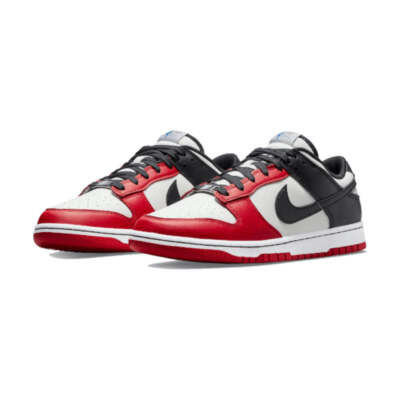 Nike Dunk Low EMB NBA 75th Anniversary Chicago DD3363-100 Neu DS