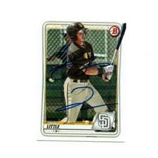 Grant Little 2020 Bowman IP autographed signed card San Diego Padres BP-133