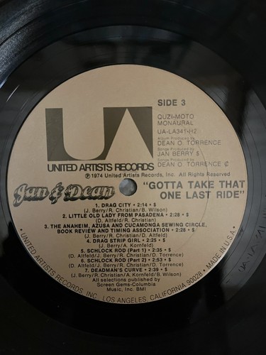 JAN & DEAN- Gotta Take That One Last Ride 1974! - Picture 5 of 9