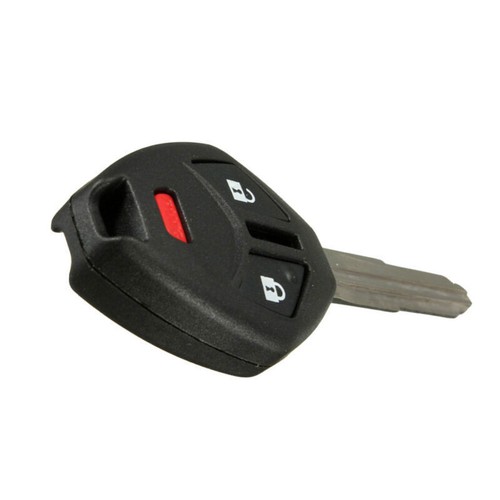 3Button Remote Key Fob Case Shell w/ Blade Replacement Fits Mitsubishi Outlander - Picture 6 of 12