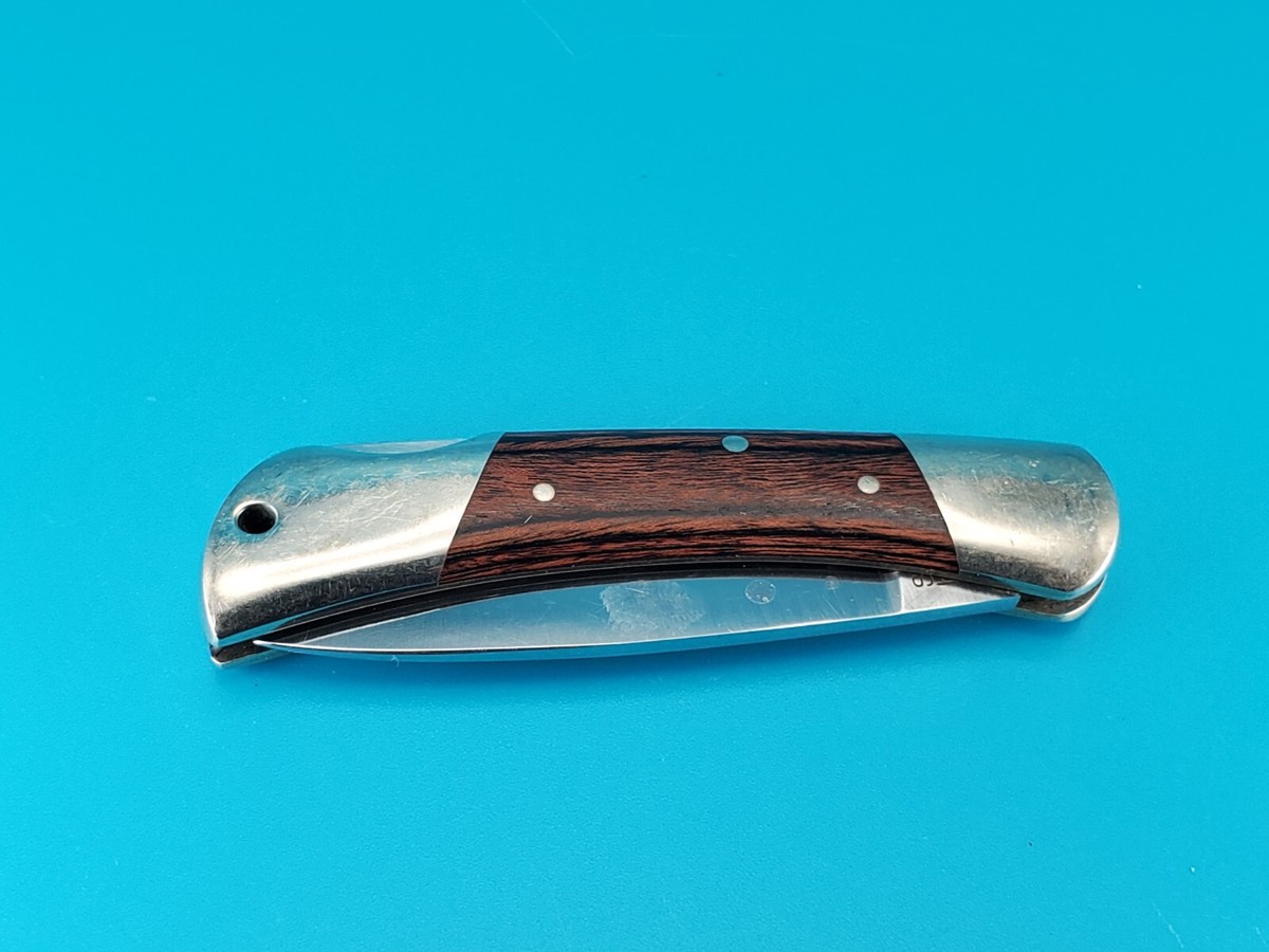 Vintage IC Cut Silver Moose Silver Collection Lockback Knife