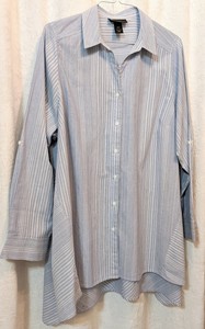 lane bryant white button down shirt