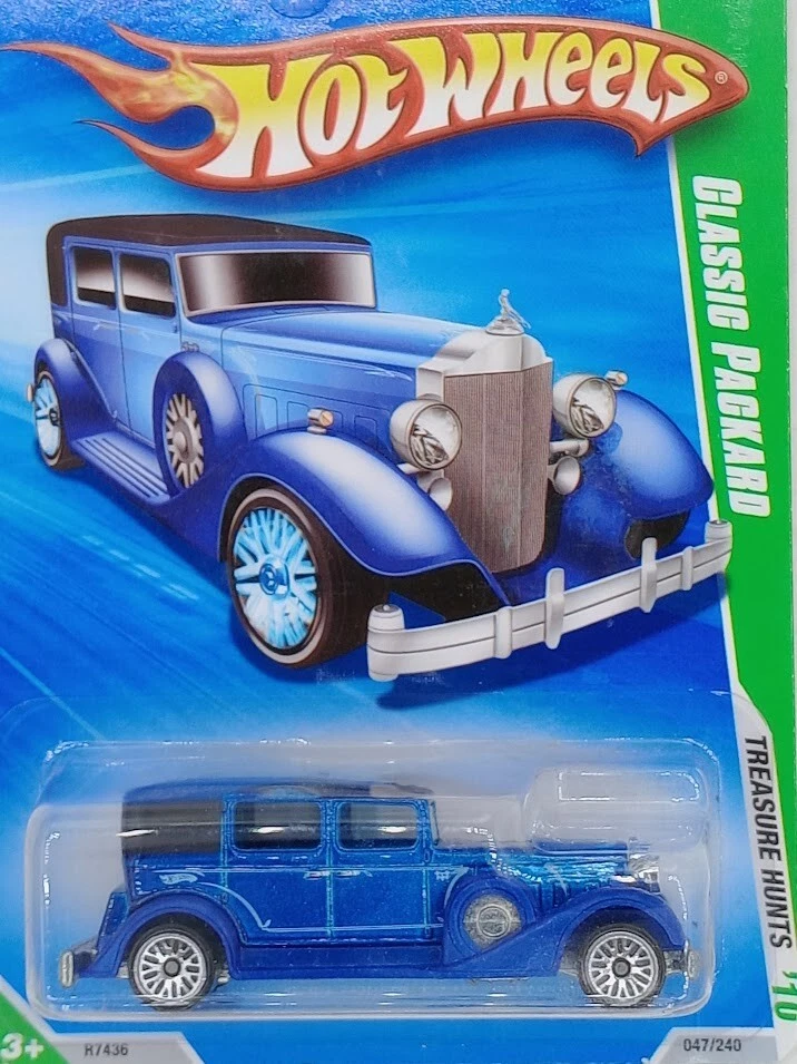 Hot Wheels Treasure Hunt 047/240 Classic Packard R7436 escala 1:64 Foto 2 de 3