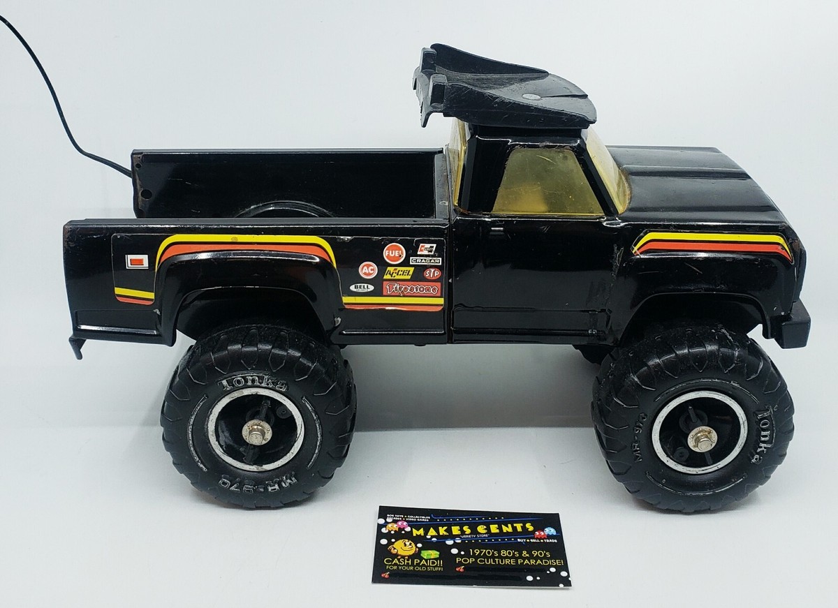 tonka トレーラー　1970〜1980年　ビンテージ Vintage 70s Tonka Super Tanker Pressed Steel & Plastic Semi