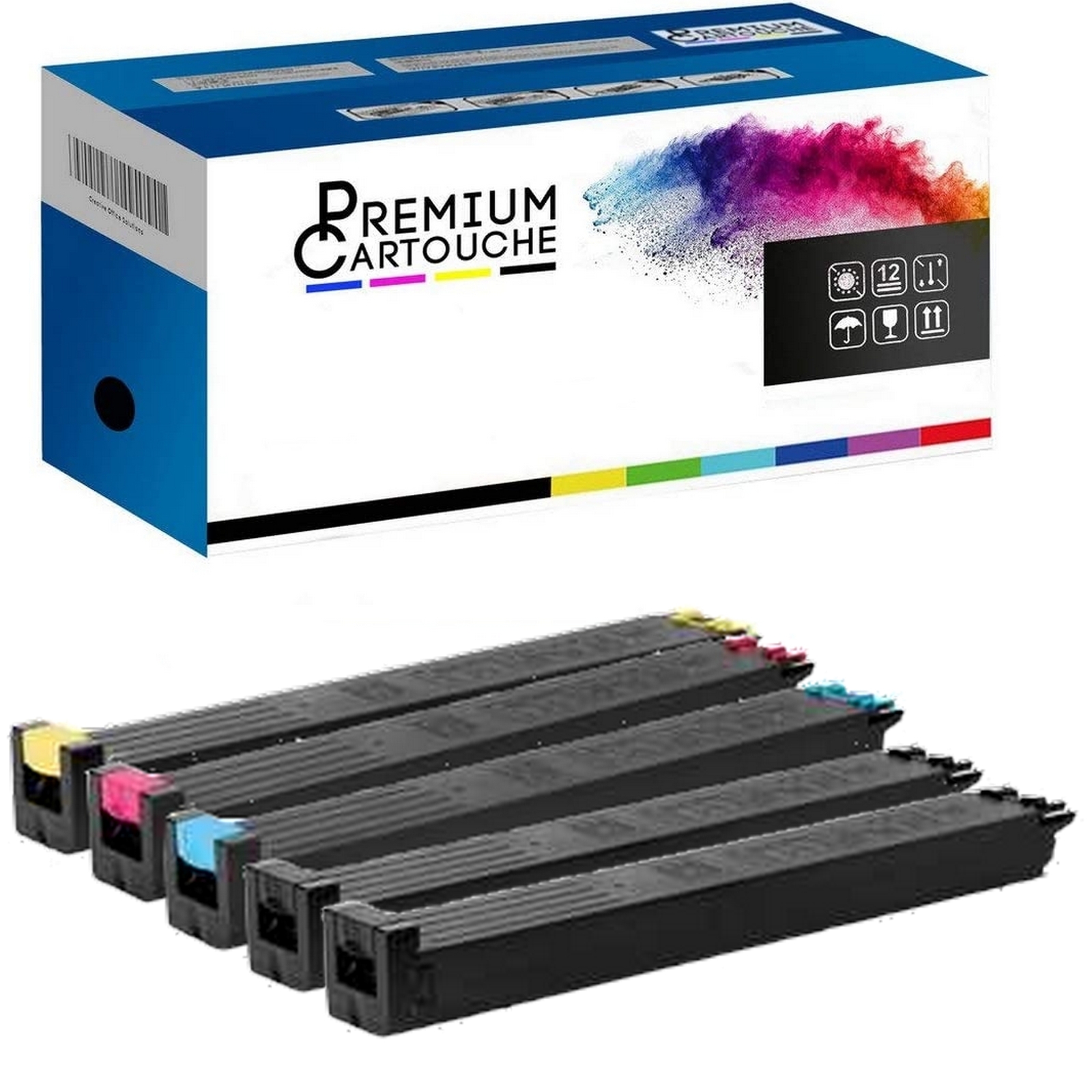 SHT-MX51BK pack 5 toners pour bureautique intensive et rapports volumineux