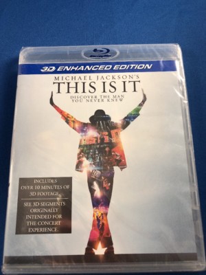 3D Enhanced Edition Michael Jackson's This Is It Blu Ray DVD | eBay