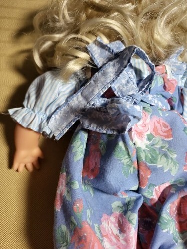 Vintage Zapf Creations Germany 1989 Doll ROSE PRINT EUC 17” 44cm - Picture 8 of 10