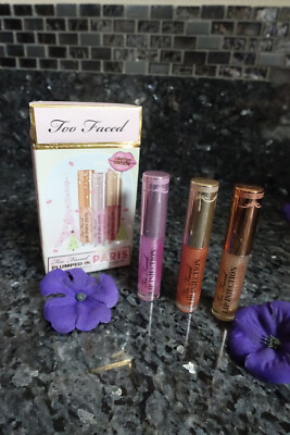 Too faced plumped in Paris plumping trio new in box
