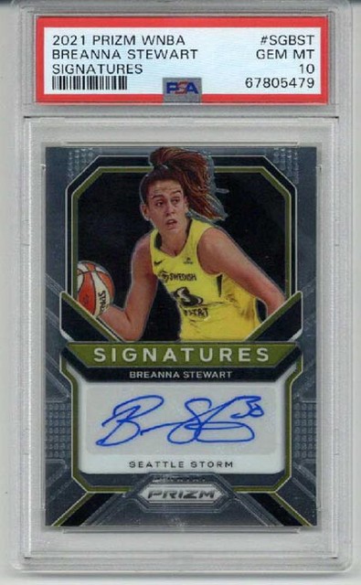 Breanna Stewart 2021 Panini Prizm WNBA Signatures