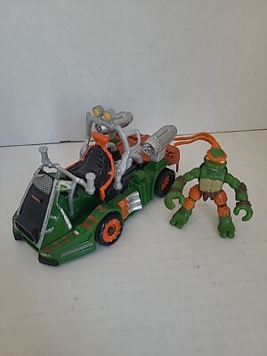 2007 TMNT Teenage Mutant Ninja Turtles Rocket Buggy Go Cart Vehicle Michelangelo