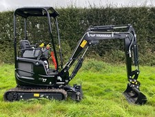 Yanmar Vio17 mini Digger micro Excavator Limited edition Black £21,594 inc VAT