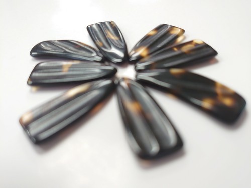 Conservatorio Profesional Guzheng Picks con dos ranuras (acetato) Ambas manos - Imagen 3 de 3