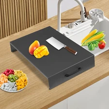 Stove Top Cover Noodle Board Stove Covers with A Handle Range Burner Cover Grey