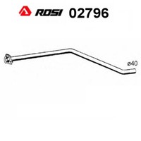 Vorderes Abgasrohr Auspuff Mitte FüR Fiat Panda Lancia Y10 Rosi 7573709