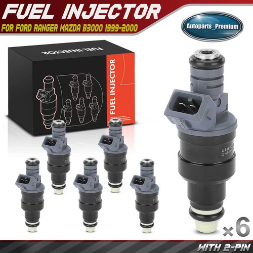 New 6pcs Fuel Injector for Ford Ranger Mazda B3000 19992000 V6 3.0L