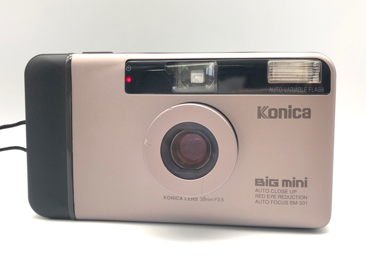 【動作◎】Konica Big Mini BM-301 Limited Konica Big Mini BM-301 Silver Point & Shoot 35mm Compact