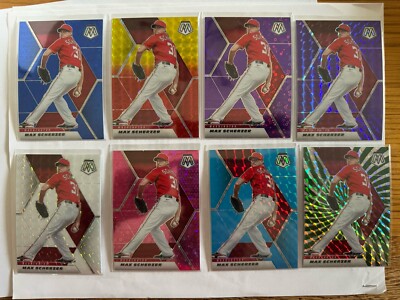 Max Scherzer- 2021 Mosaic- Almost Complete Rainbow- 24 Variations, /8, /10, /11