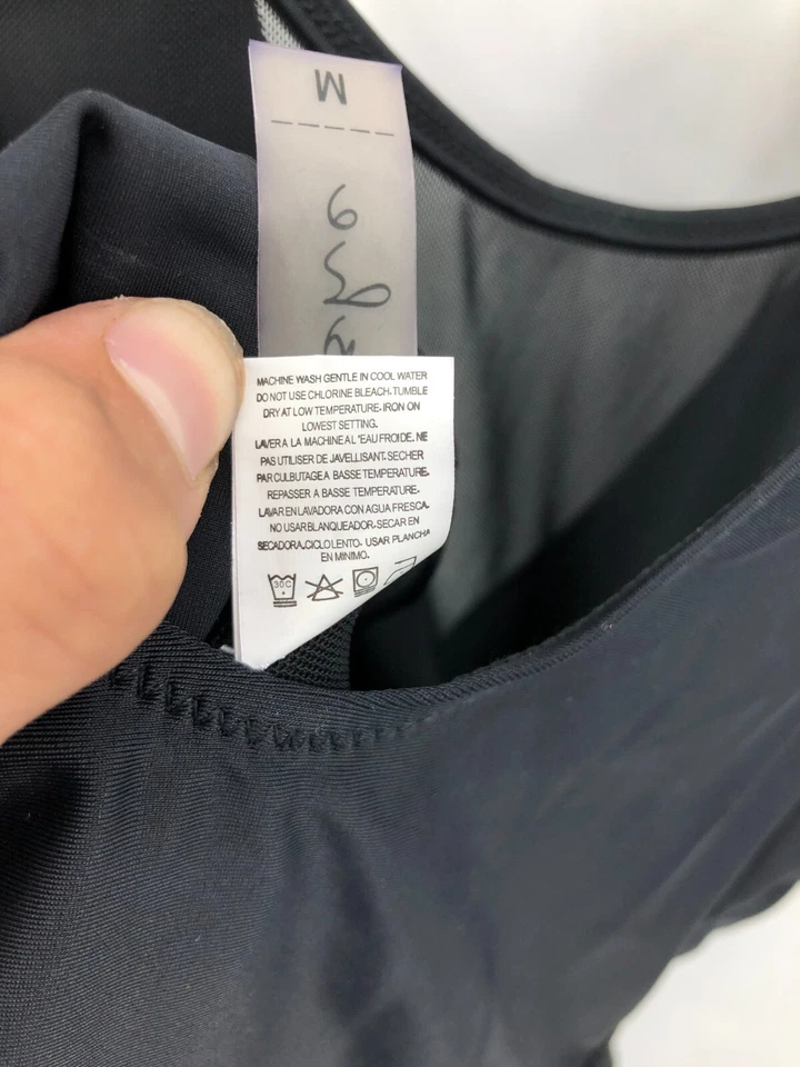 Cupshe女式中号黑色连体泳衣 — 第 4/4 张图片