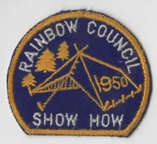 1950 Show How Rainbow Council YLW Bdr. [BLT1314]