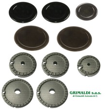 KIT BRUCIATORI E PIATTELLI PER PIANO COTTURA ELECTROLUX REX CUCINA 5 FUOCHI