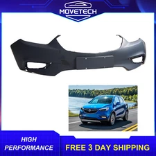 New Front Bumper Cover W/o Sensor Hole Compatible with 2017-2021 Buick Encore