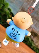 VTG Dept 56 Babys 1st STEP Christmas Ornament Hanging Trimmerry Treasures Resin