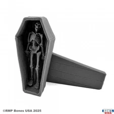 COFFIN AND CORPSE Reaper Miniatures Bones USA: Reaper Legends REM30205 D&D