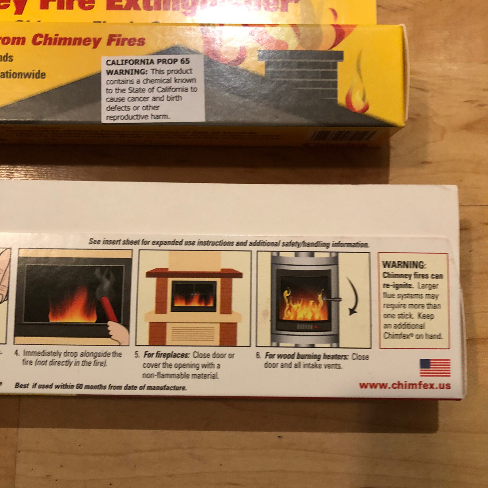 2 Chimfex Chimney Fire Extinguisher By Orion Safety Products CSIA