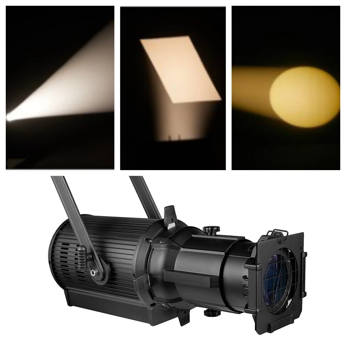 300W LEKO Profile Spotlight Warm Cool White LED Light Stage Party
