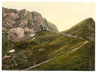 Rochers de Naye Geneva Lake Switzerland c1900 OLD PHOTO