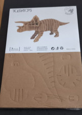 MAQUETTE CARTON - TICERATOPS - DINOSAURE - simple à assembler