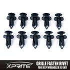 Xprite 10pcs Grill Fastener Rivet Push Pin Clips Screw Retainer for 07-18 Jeep