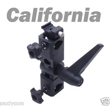  M-Type Flash Shoe Umbrella Swivel Holder Bracket Olympus Pentax Nikon SB 80 DK