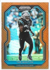 Tre Boston 2020 Panini Prizm Orange Prizm 75/249