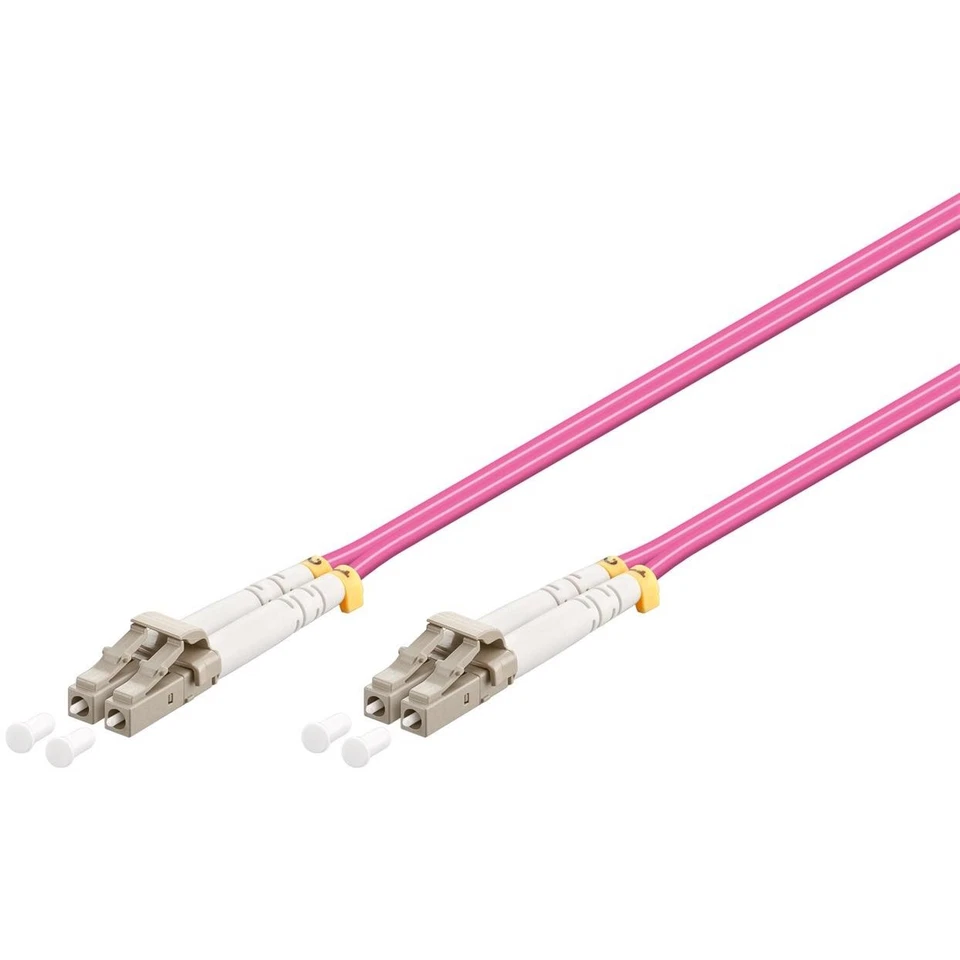 [95941] Goobay Câble fibre optique Multimode (OM4) Violet LC (UPC) > LC (UPC)... - Photo 1/1
