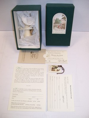 R John Wright Winnie-the-Pooh POCKET RABBIT w/COA & REG. CARD #0447/3500  jkdla