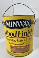 (1) Minwax Puritan Pine 1 GALLON 218 Oil Based Wood Stain NEW FAST SHIPPING 🔥
